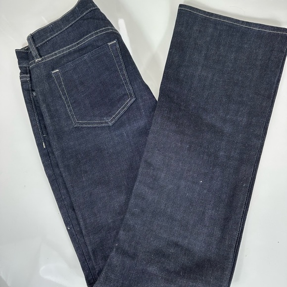 GAP jeans BOOT CUT stretch VINTAGE 4R SOLID blue EUC casual denim boot cut 4R - Picture 1 of 7